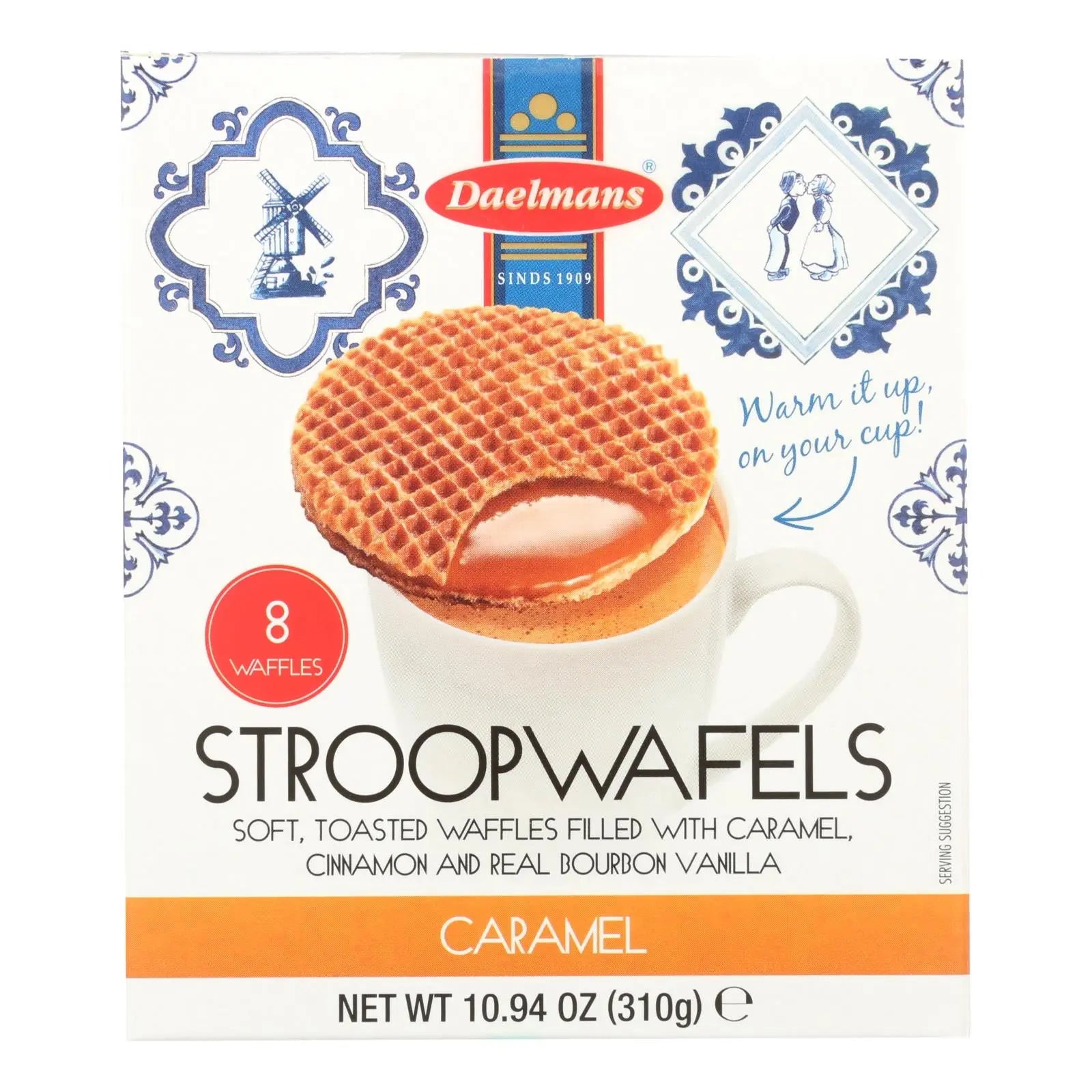 Daelmans, Stroop Wafels, Caramel - Case Of 8 - 10.94 Oz Daelmans