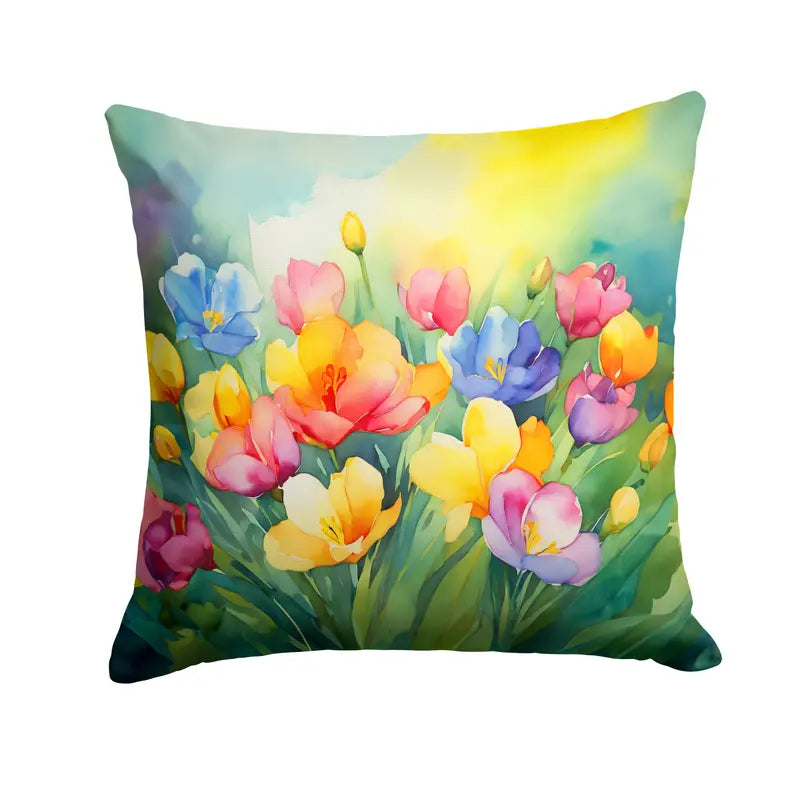 Daffodils in Watercolor Pair of Pot Holders Caroline's Treasures