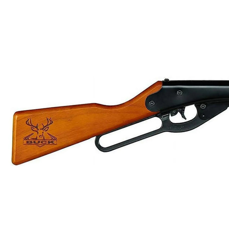 Daisy Buck 4105 Lever Action Spring Air Bb Rifle With Shooting Kit Daisy