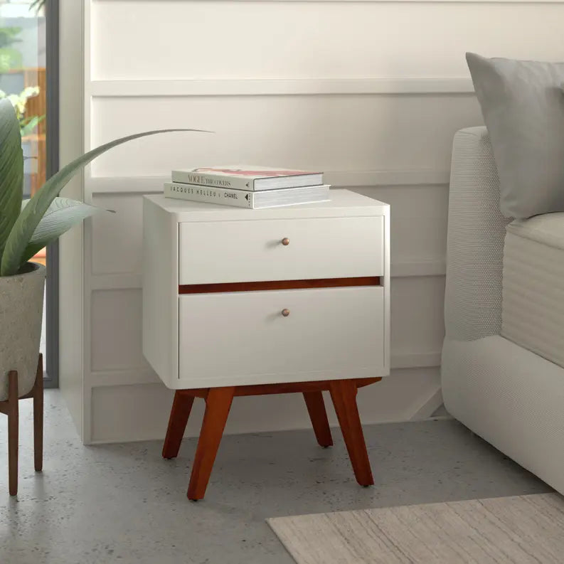 Dakota Two Drawer Nightstand Alpine Furniture