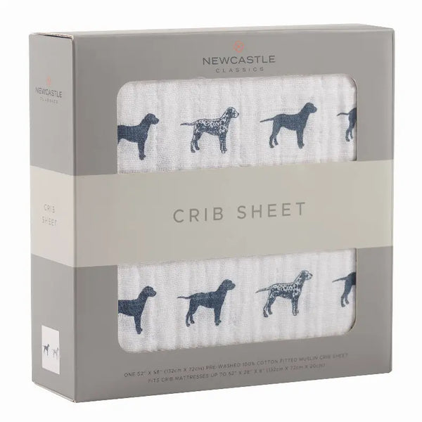 Dalmatian Cotton Crib Sheet Newcastle Classics
