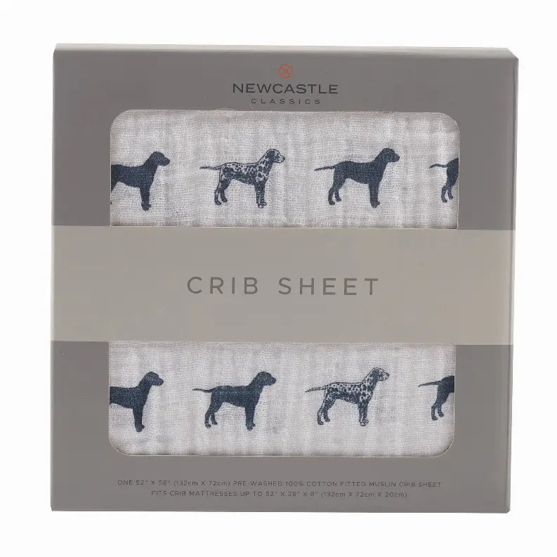 Dalmatian Cotton Crib Sheet Newcastle Classics