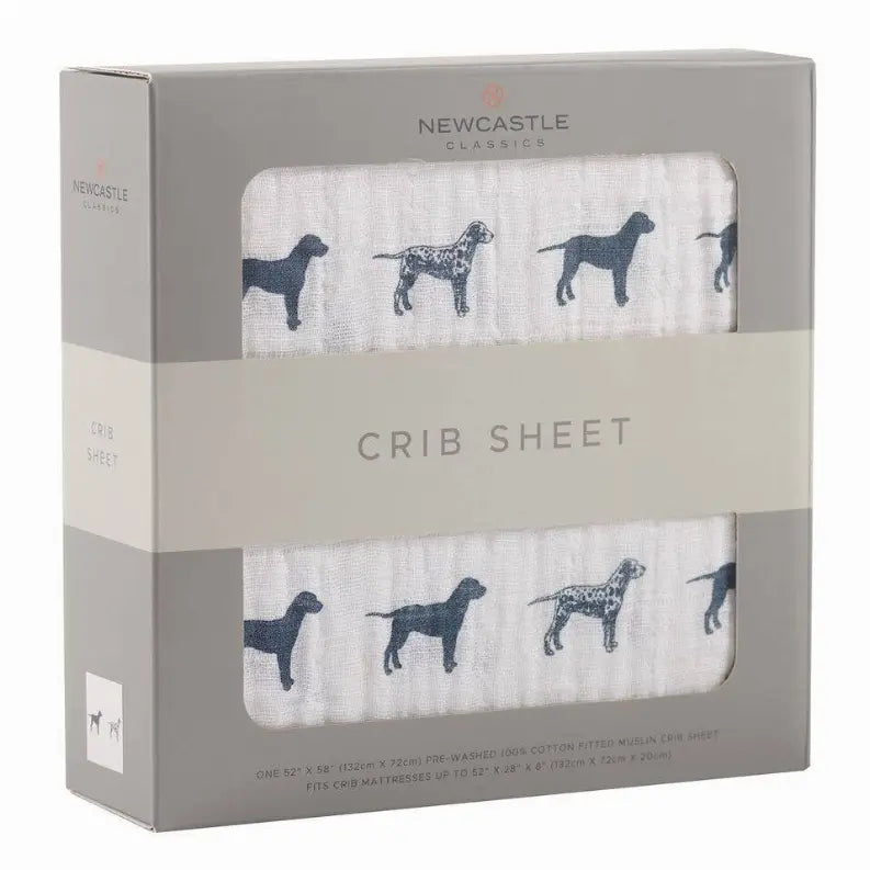 Dalmatian Cotton Crib Sheet Newcastle Classics