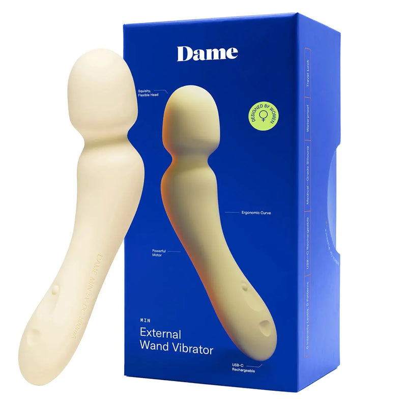 Dame Min Mini Wand Vibrator Butter Dame Products