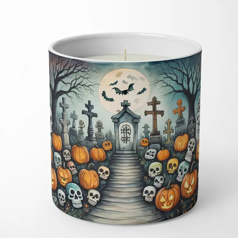 Dancing Skeletons Spooky Halloween Foam Coasters Caroline's Treasures