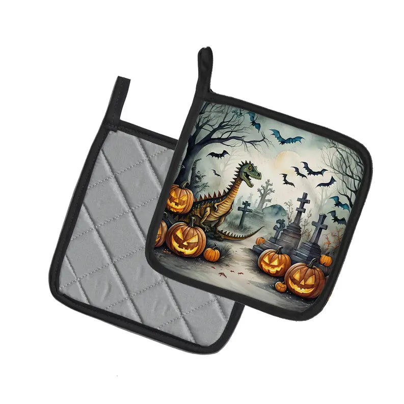 Dancing Skeletons Spooky Halloween Foam Coasters Caroline's Treasures