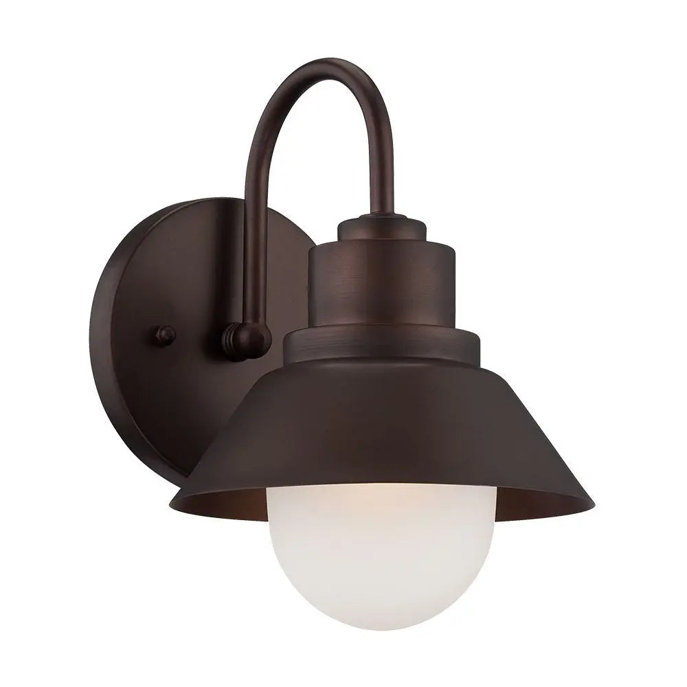 Dark Brown And White Frosted Dimmable Outdoor Hanging Light With Dark Brown And White Shades Homeroots Outdoor