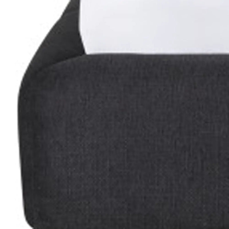 Dark Gray Tufted Linen Blend Upholstered Queen Bed Frame Homeroots Bed & Bath