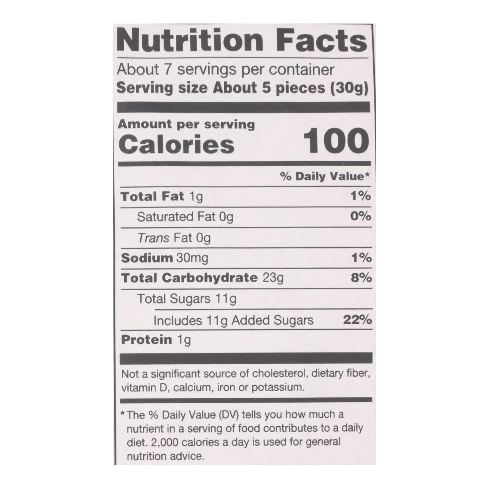 Darrell Soft Eating Liquorice - Mango - Case Of 8 - 7 Oz. Darrell