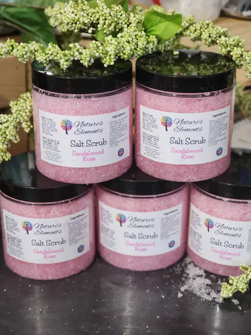 Dead Sea Salt Scrub Natures Elements