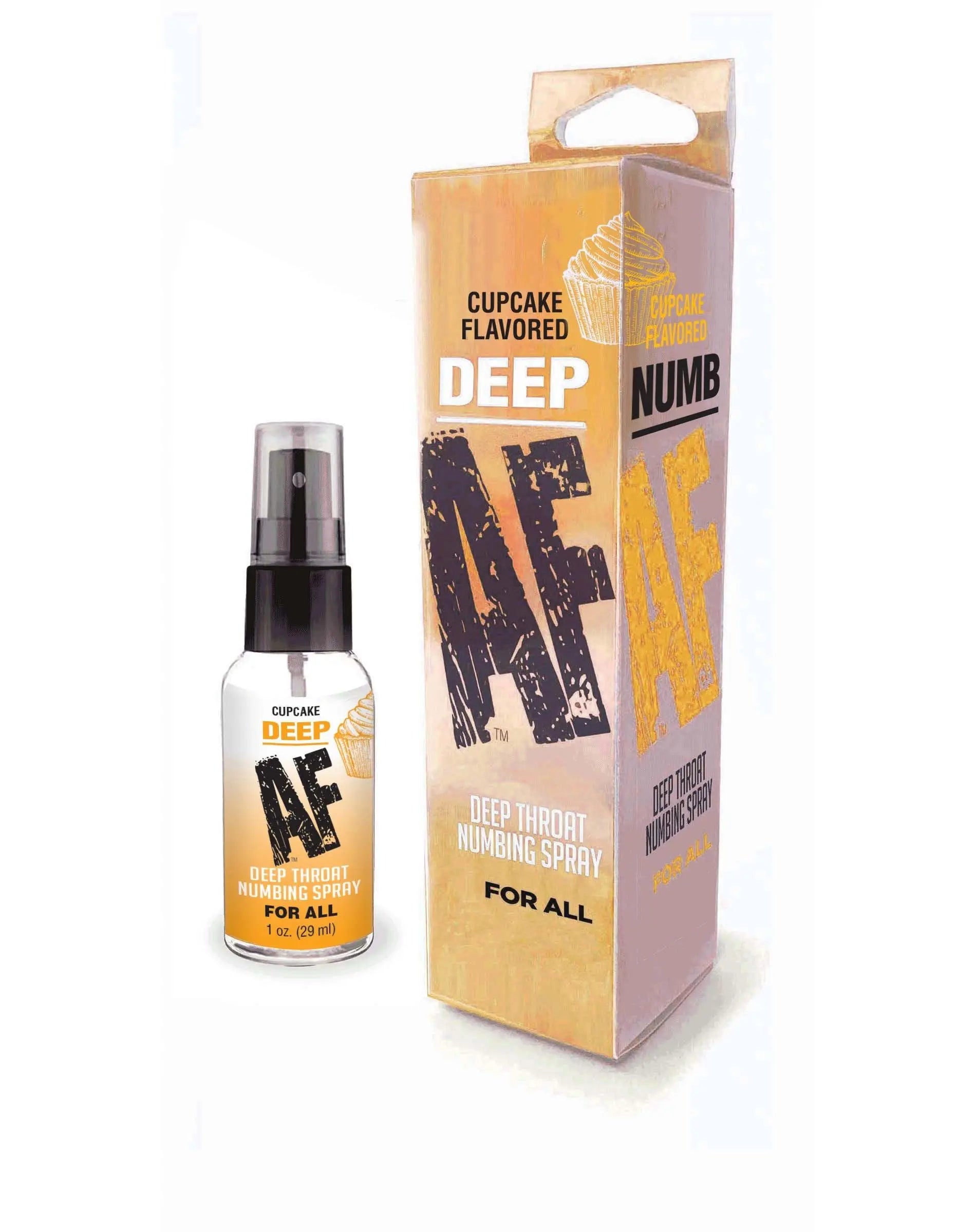 Deep Af Deep Throat Spray Cupcake 1oz Little Genie