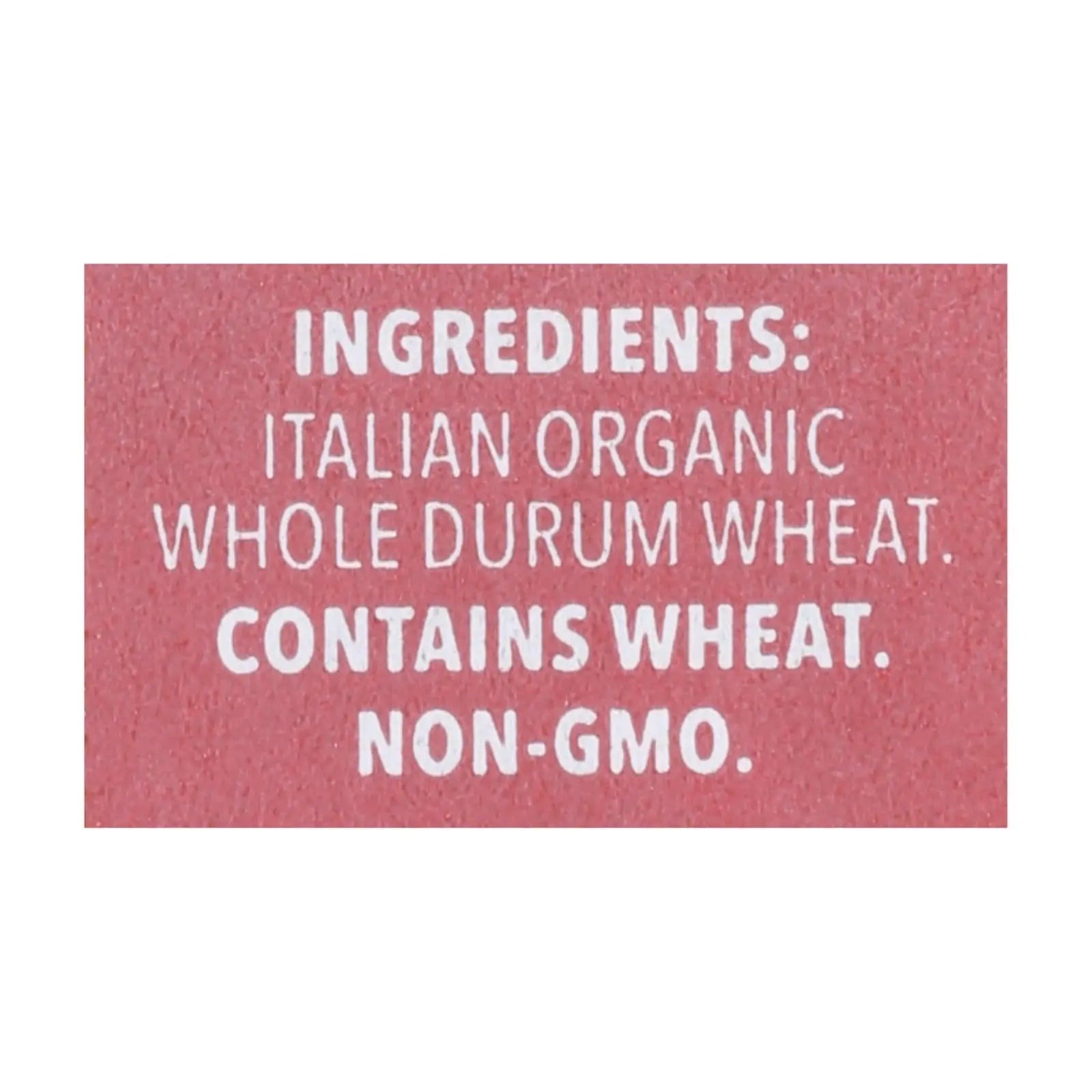 Delallo - Pasta Organic Orzo Whole Wheat Number 65 - Case Of 12-16 Ounces Delallo
