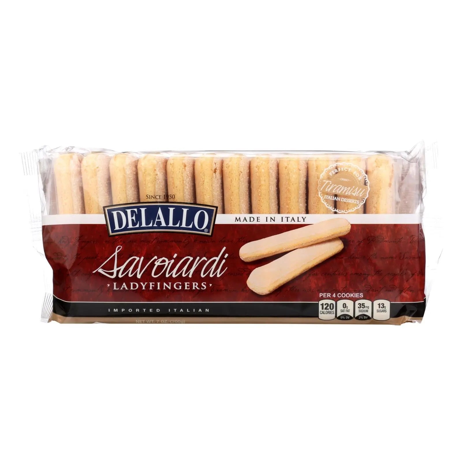 Delallo Savoiardi Ladyfingers - Case Of 15 - 7.06 Oz Delallo