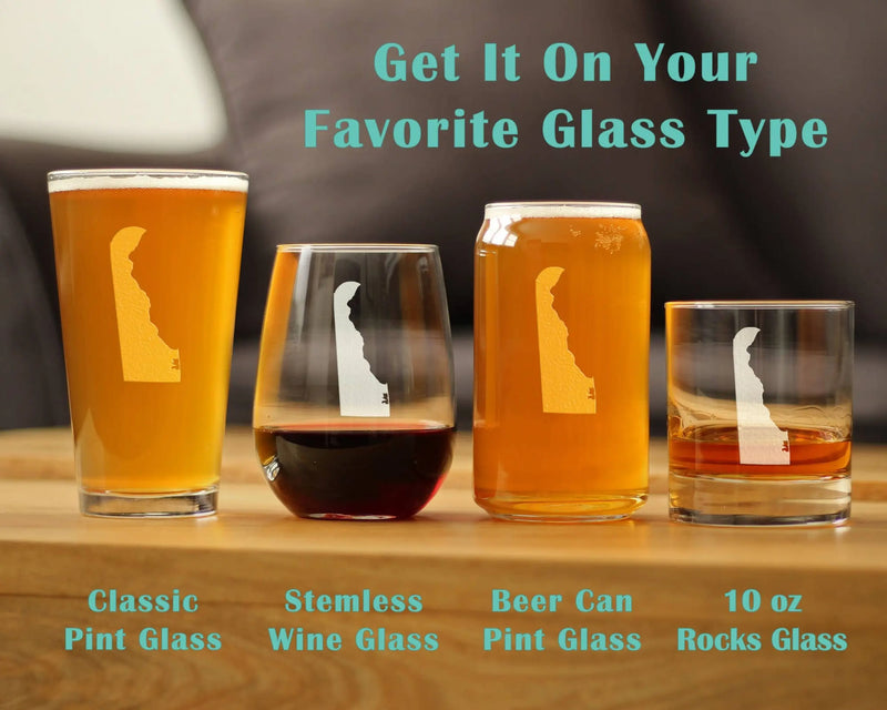 Delaware Outline Insulated Wine Tumbler - Delawareans Gifts Bevvee