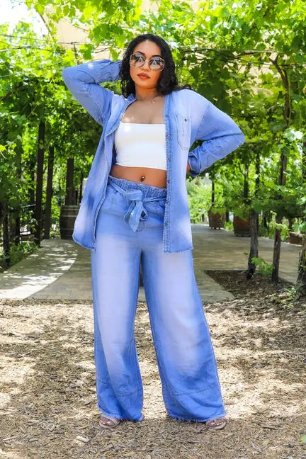 Denim on Denim Pant Set SurelyMine