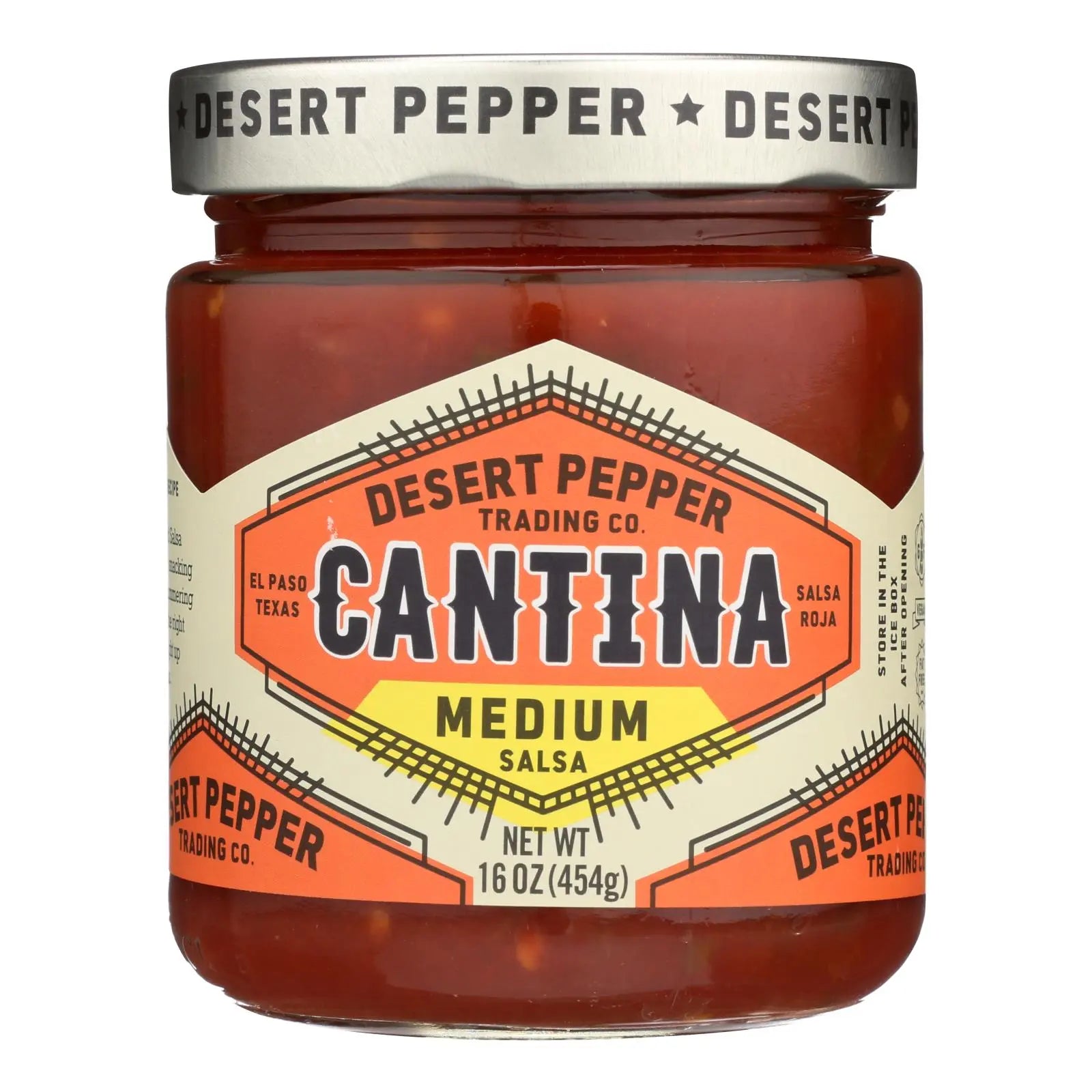 Desert Pepper Trading - Cantina Salsa - Medium Red - Case Of 6 - 16 Oz Desert Pepper Trading