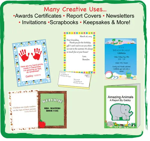 Designer Paper Creative Shapes