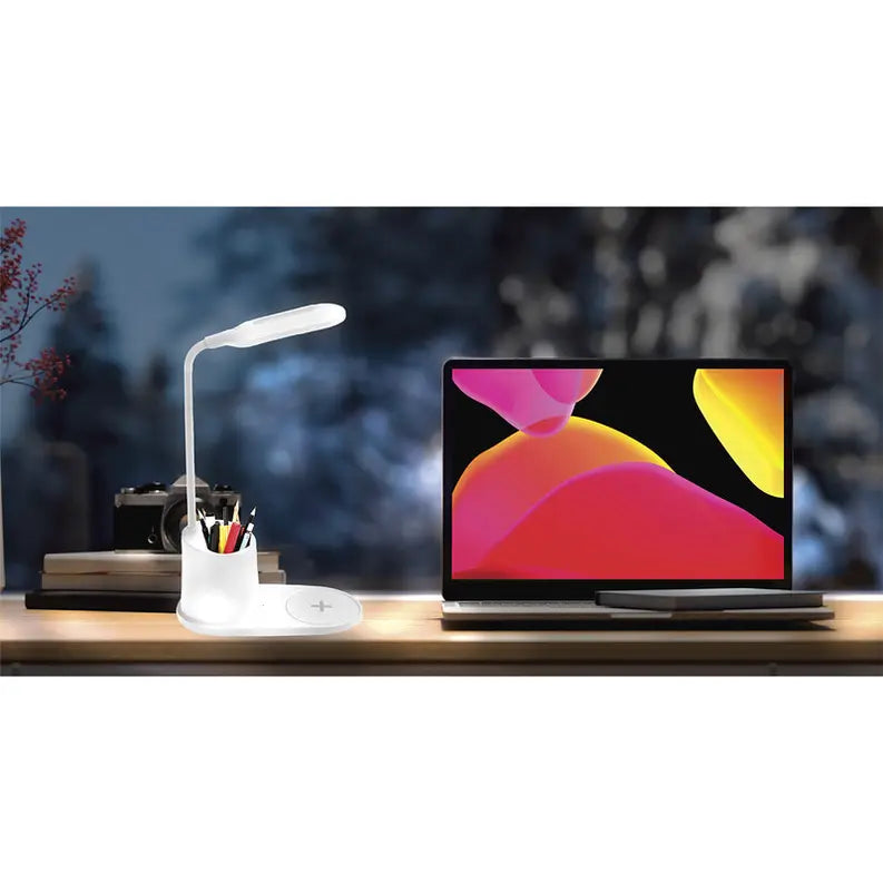 Desk Lamp With Wireless Charging & pen holder CIAO Tech