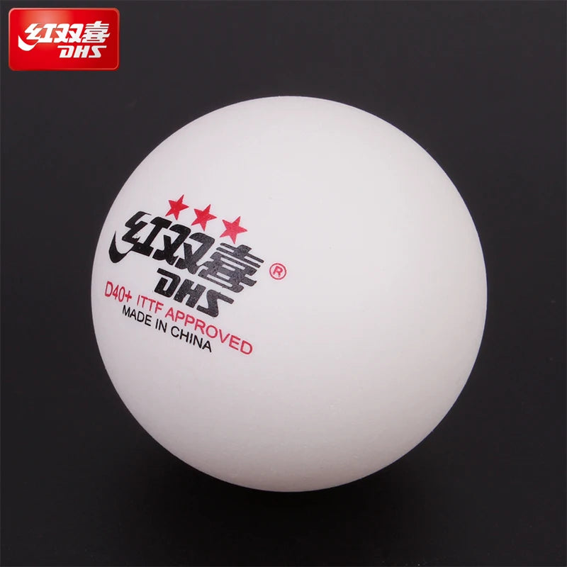 Dhs Table Tennis Ball Ping Pong Balls ABS Balls Plastic STAR Ping Pong Ball ITTF Approved Tennis De Table