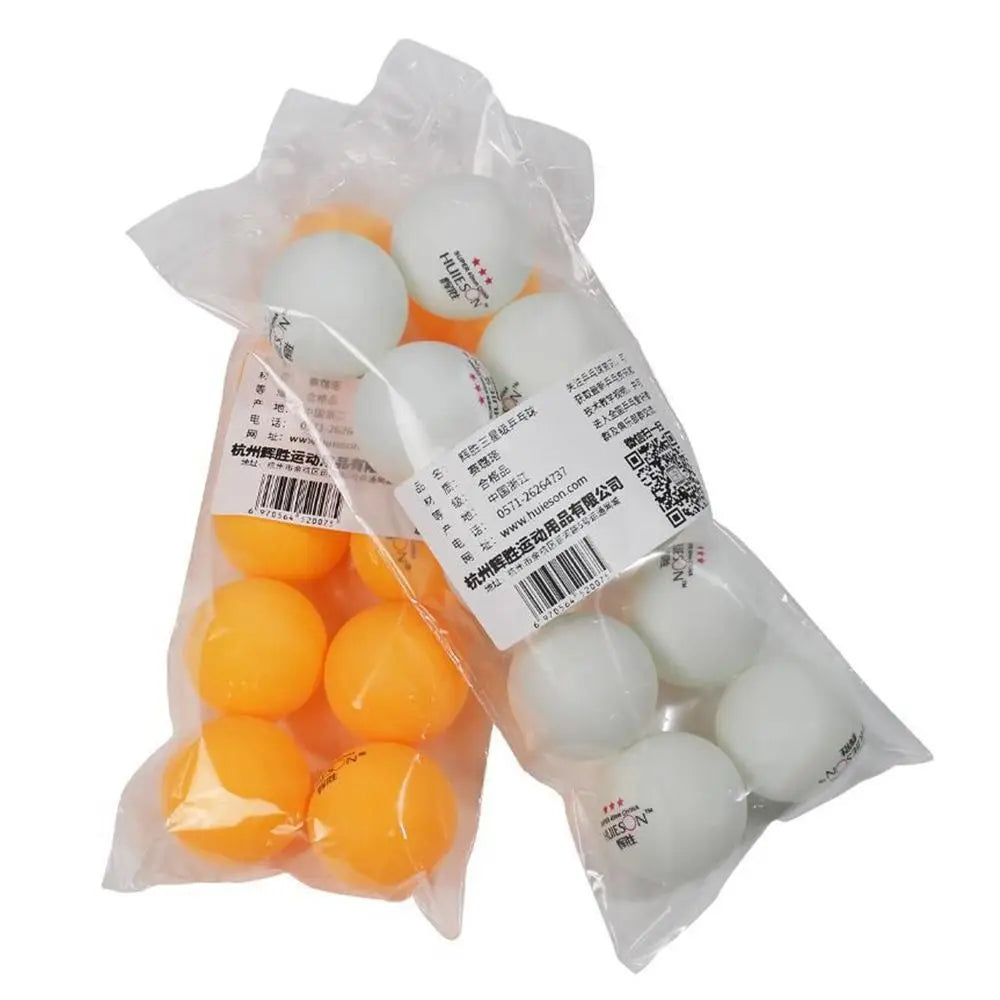 Dia.40mm Cold-resistant White Yellow Professional Standard Large Elasticity Table Tennis Balls 3 Stars Ping Pong Ball