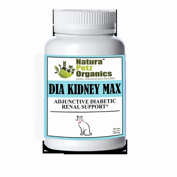 Dia Kidney Max Capsules* Adjunctive Diabetic Renal Support* Dogs And Cats Organic Pet Systems