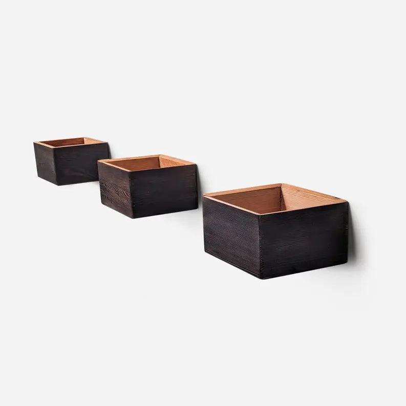 Diamond self-watering, wall-mounted planter Formr
