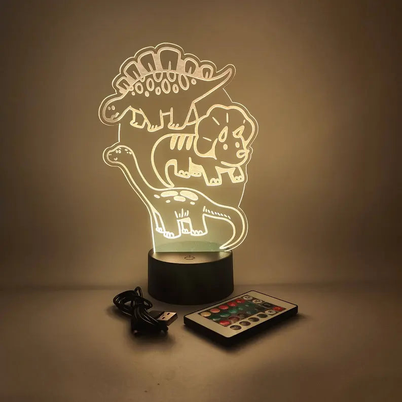 Dinosaur LED Light Lamp | Paleontology & Archaeology Gifts The 308 Collective