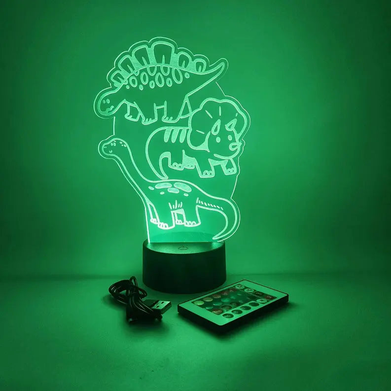 Dinosaur LED Light Lamp | Paleontology & Archaeology Gifts The 308 Collective