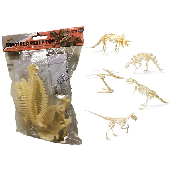 Dinosaur Skeleton Realistic Model Assembly Peggable Kits Texas Toy Distribution