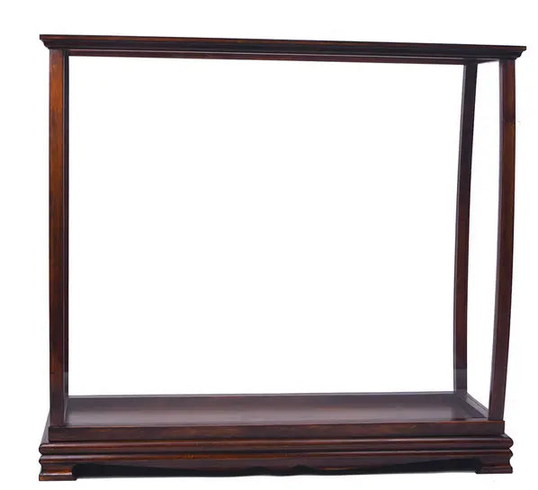 Display Case for Midsize Tall Ship Classic Brown OMH USA