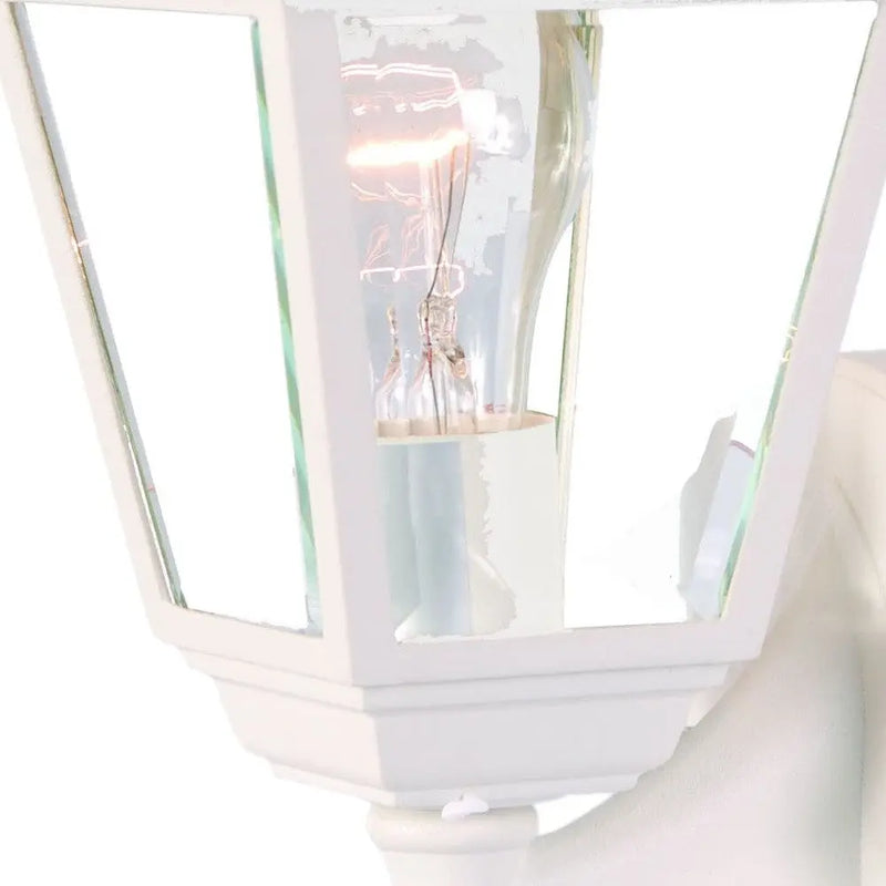 Distressed White Swing Arm Outdoor Wall Light Homeroots Outdoor