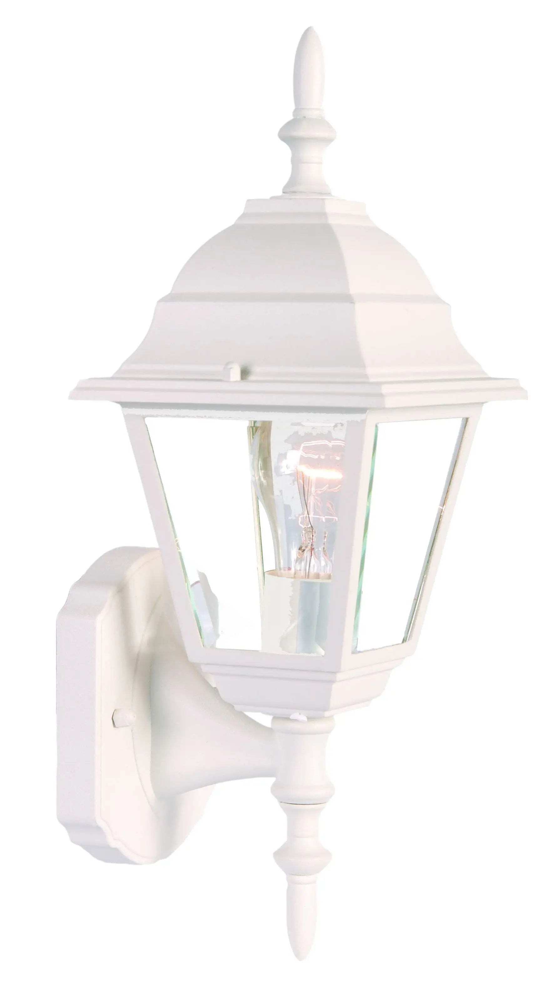 Distressed White Swing Arm Outdoor Wall Light Homeroots Outdoor