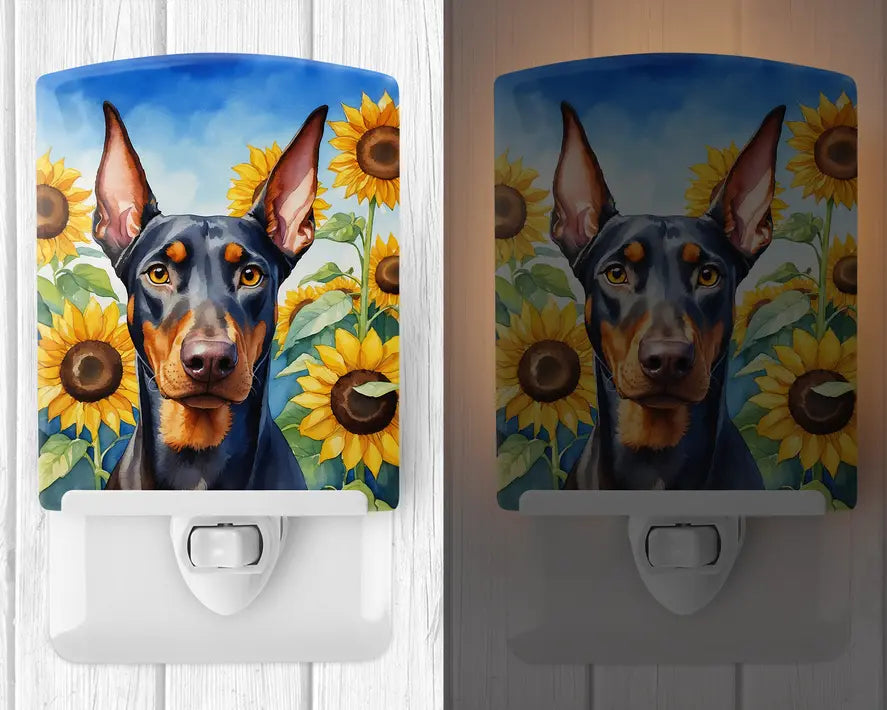 Doberman Ceramic Night Light Caroline's Treasures