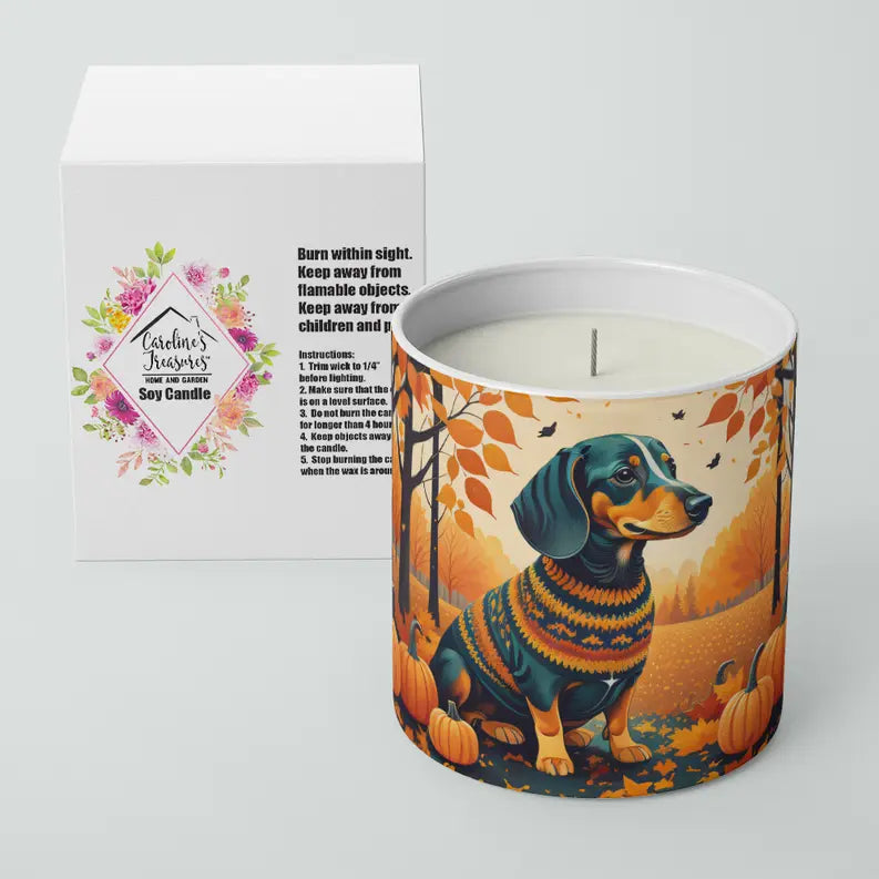 Doberman Pinscher Fall Pair of Pot Holders Caroline's Treasures