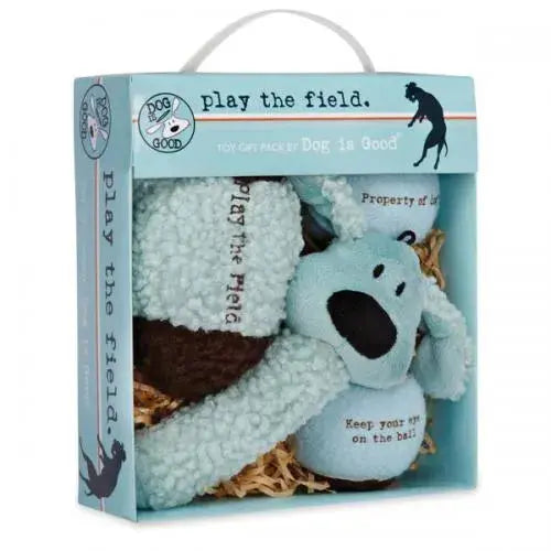 Dog is Good Play the Field 4-Piece Toy Gift Packs DogIsGood