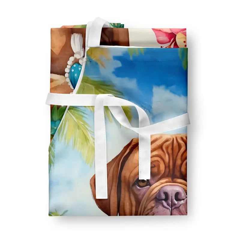 Dogue de Bordeaux Luau Apron Caroline's Treasures