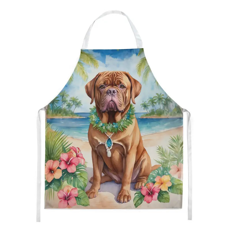 Dogue de Bordeaux Luau Apron Caroline's Treasures