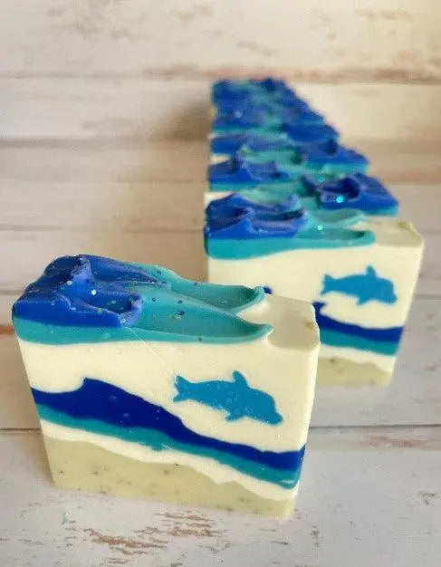 Dolphin & Ocean Waves Soap Sabun by the bay