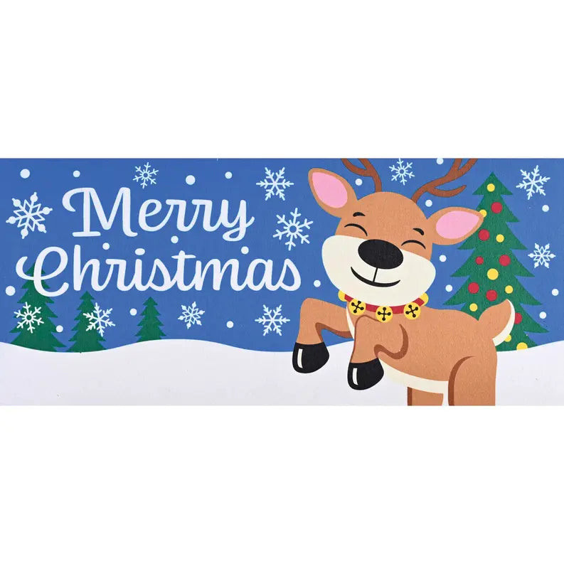 Doormat Insert Reindeer Merry Christmas Dicksons Inc