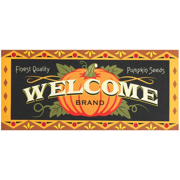 Doormat Insert Welcome Pumpkin Dicksons Inc