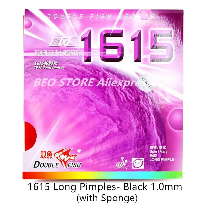 Double-Fish-1615-Long-Pimples-Out-Professional-Long-pimples-Table-tennis-rubber-Double-Fish-Ping-Pong-Sponge-GreatEagleInc-334814265