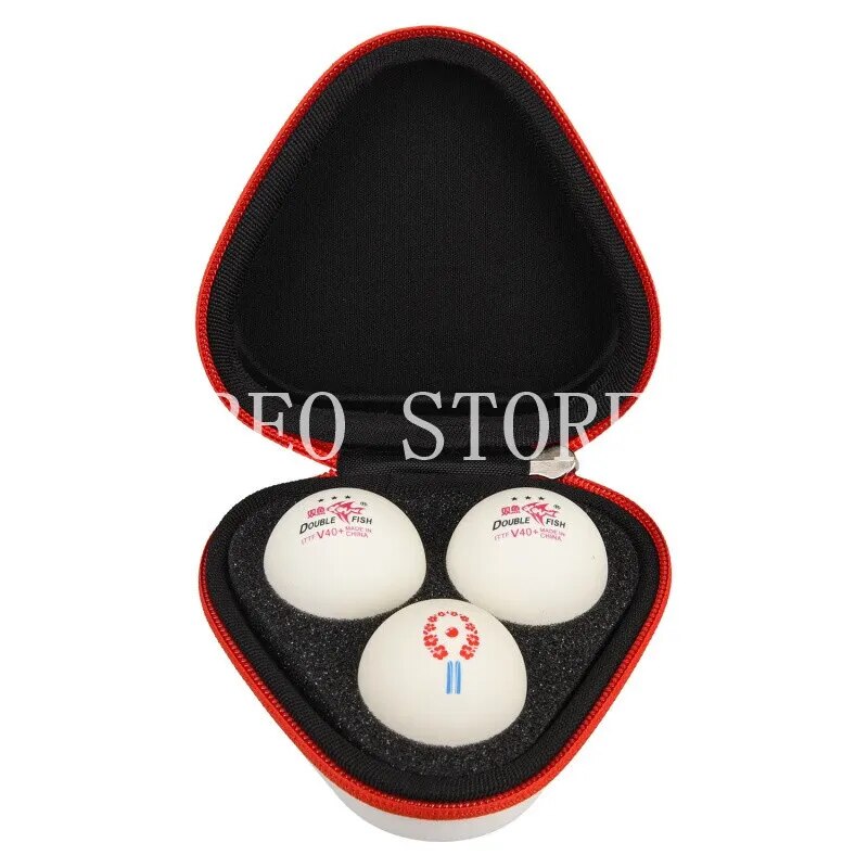 Double Fish 2022 World Championships Official 3 Star Table Tennis Ball Limited Edition Double Fish 3-Star V40+ Ping Pong Balls