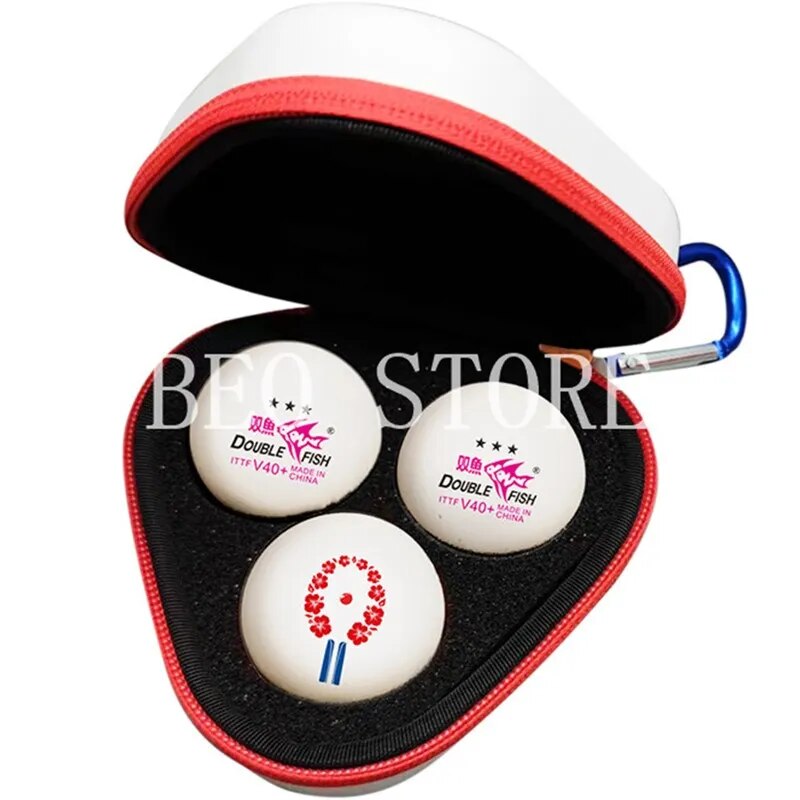 Double Fish 2022 World Championships Official 3 Star Table Tennis Ball Limited Edition Double Fish 3-Star V40+ Ping Pong Balls