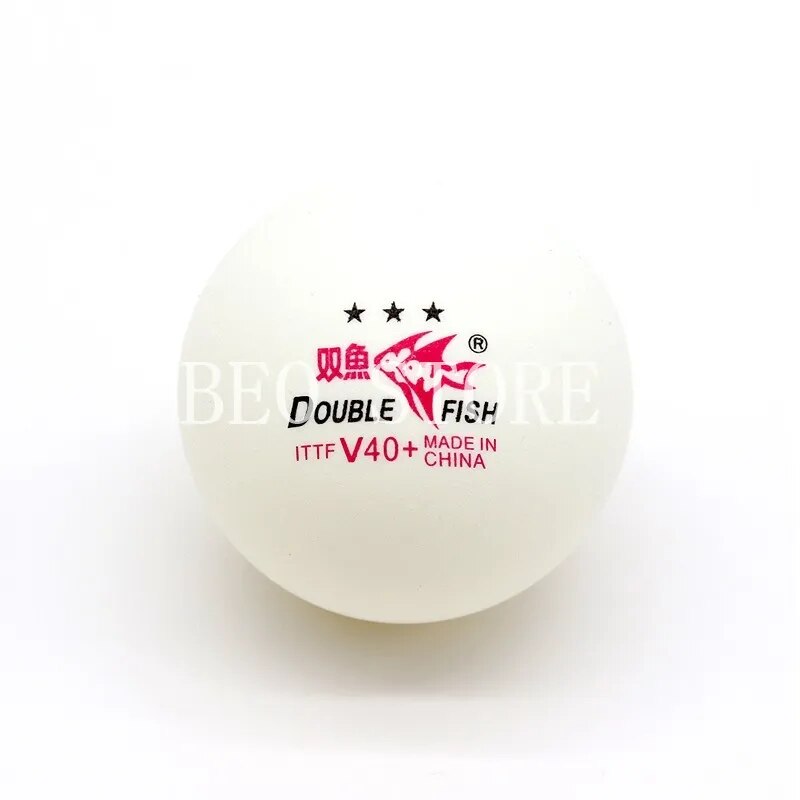 Double Fish 2022 World Championships Official 3 Star Table Tennis Ball Limited Edition Double Fish 3-Star V40+ Ping Pong Balls