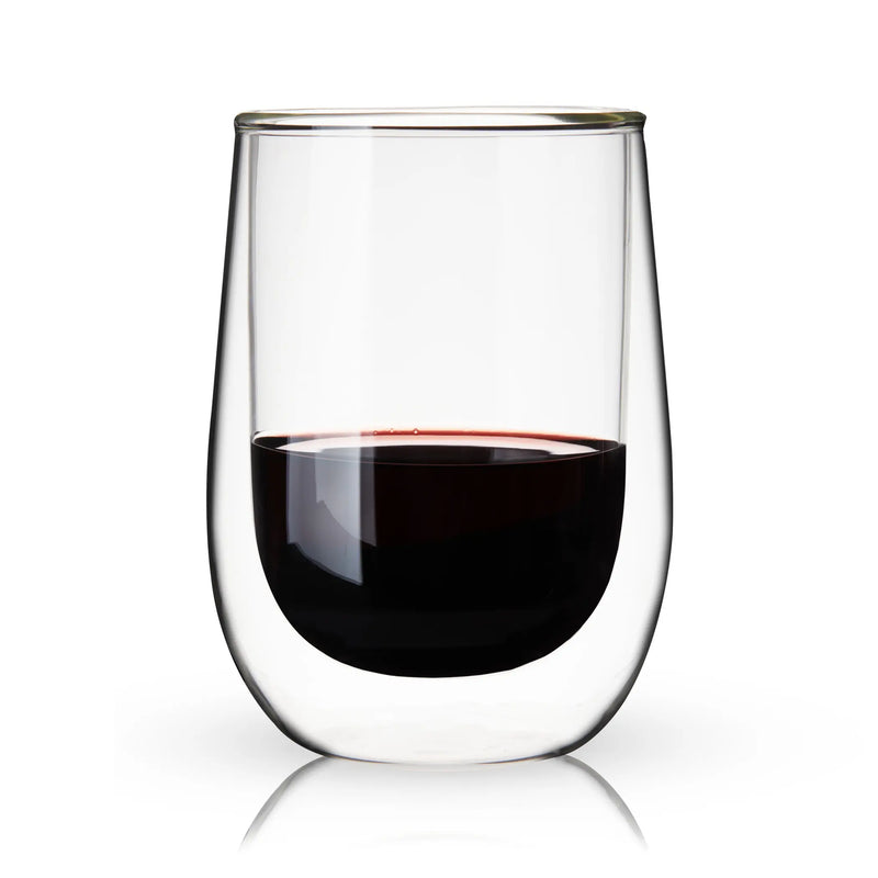 Double Walled Wine Glasses by True True
