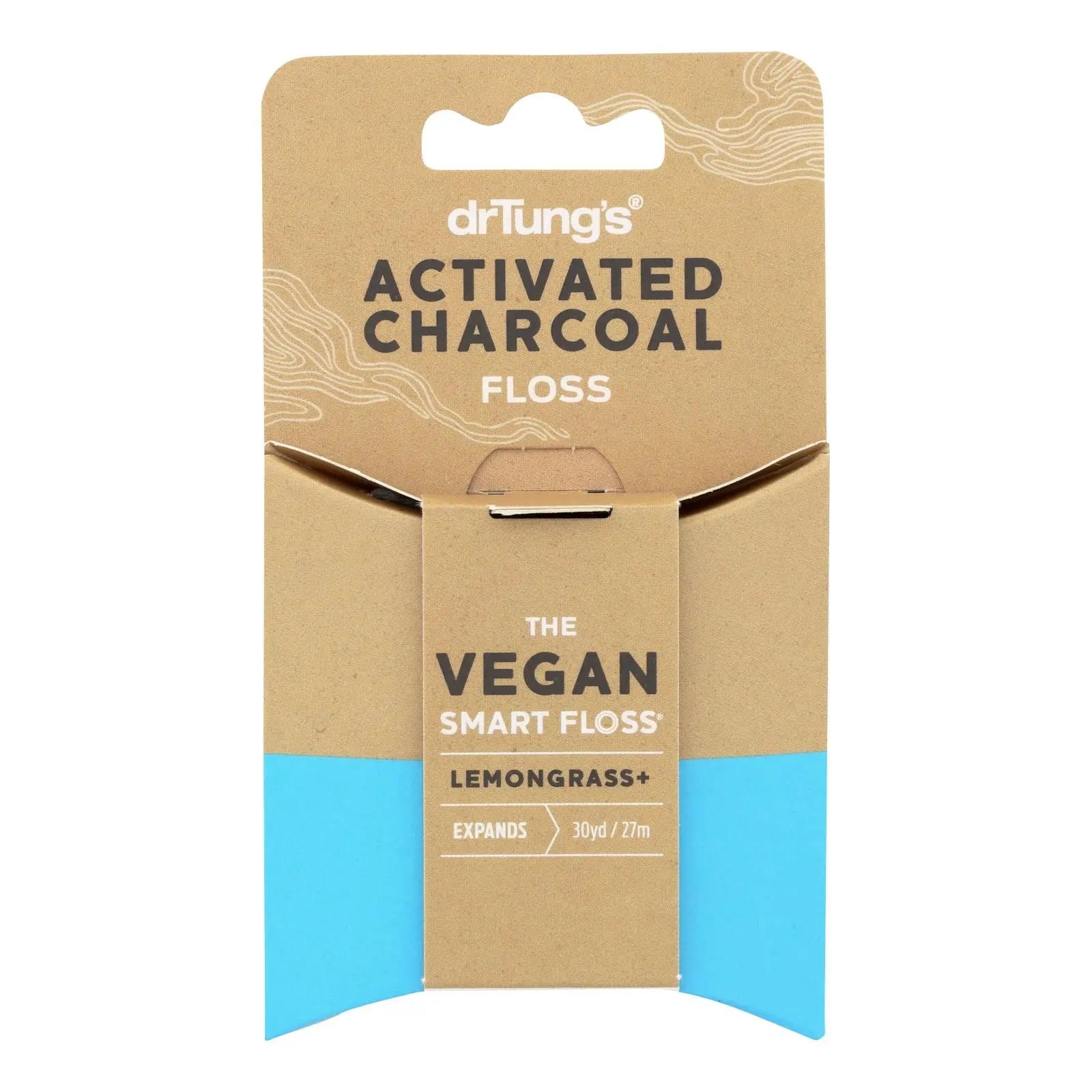 Dr. Tung's - Floss Activated Charcoal - Case Of 6 - 30 Yrd Dr. Tung's