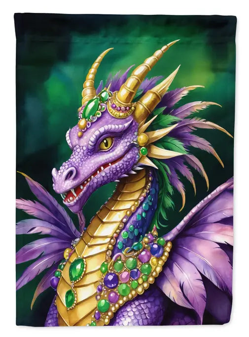 Dragon King of Mardi Gras Garden Flag Caroline's Treasures