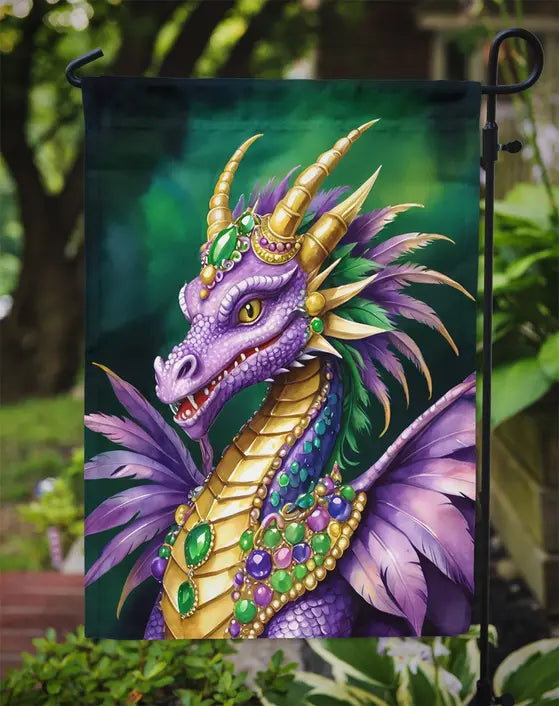 Dragon King of Mardi Gras Garden Flag Caroline's Treasures