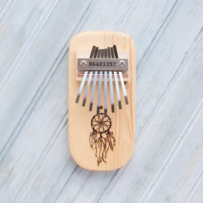Dream Catcher Engraved Thumb Piano Mountain Melodies