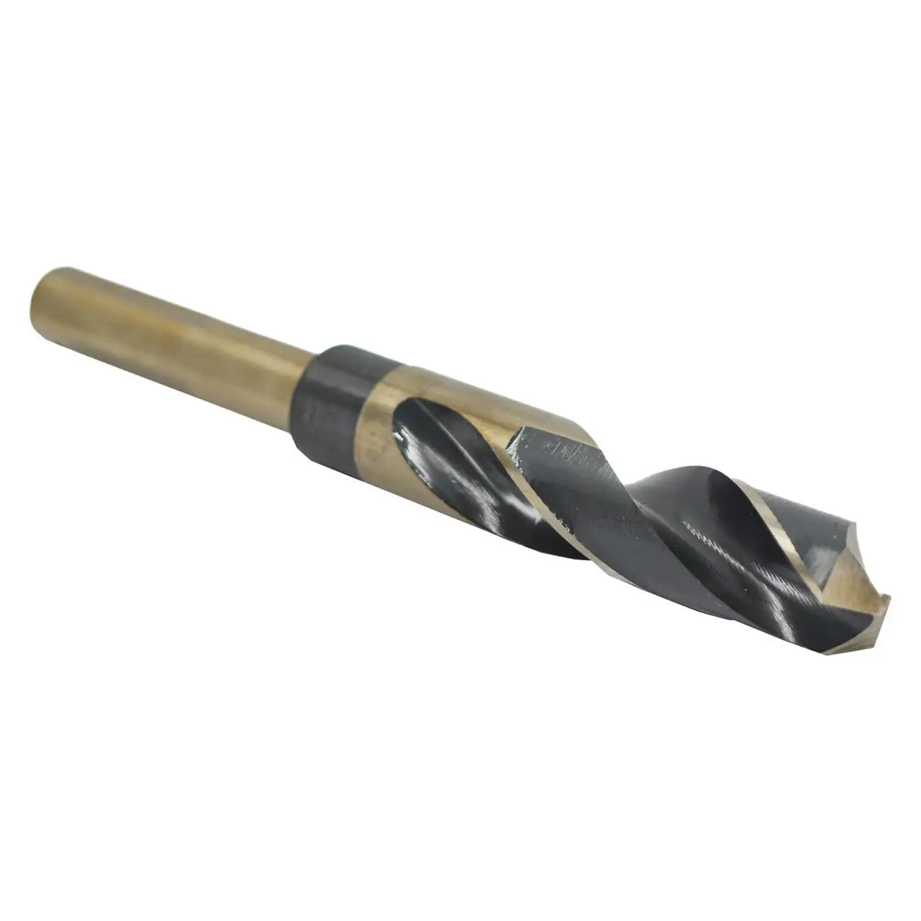 Drill America 1-1/8 Reduced Shank Hss Black & Gold Contractor Drill Bit With 3-flat Shank DRILL